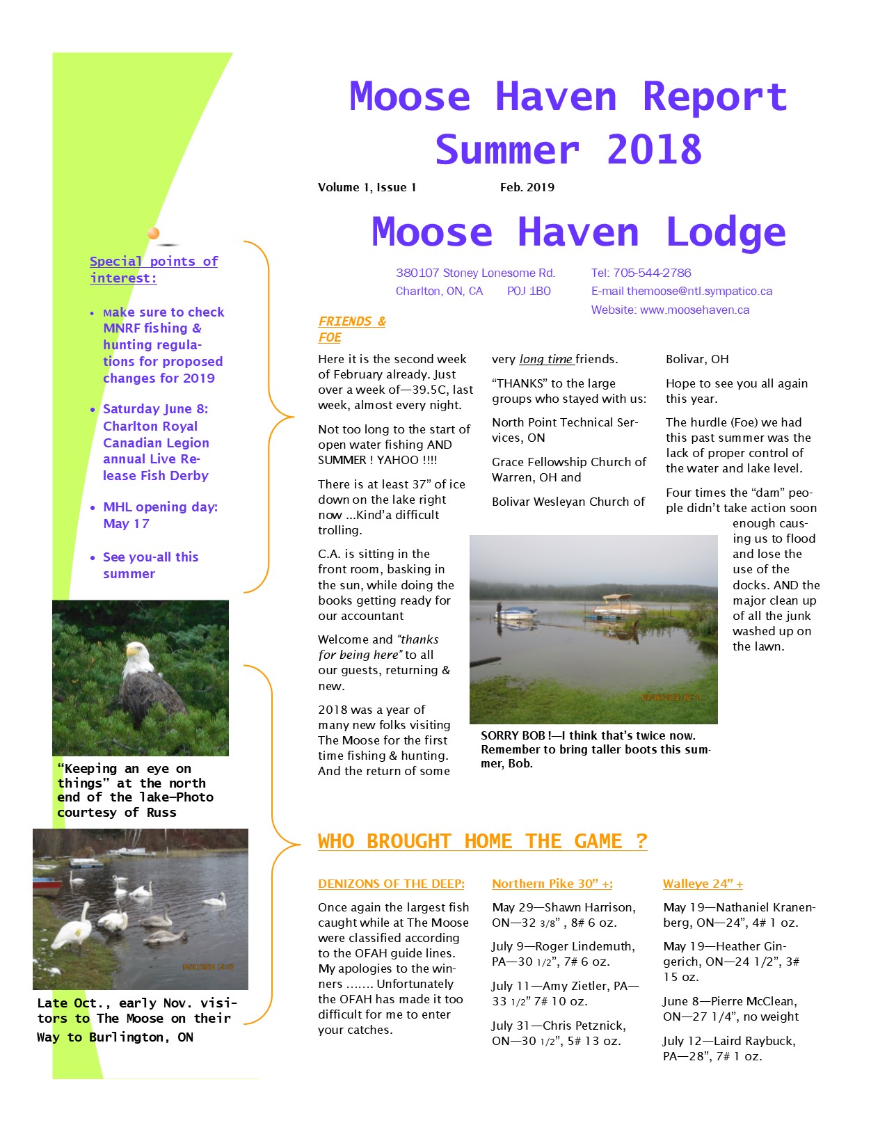 MHL Spring 2017 Newsletter1